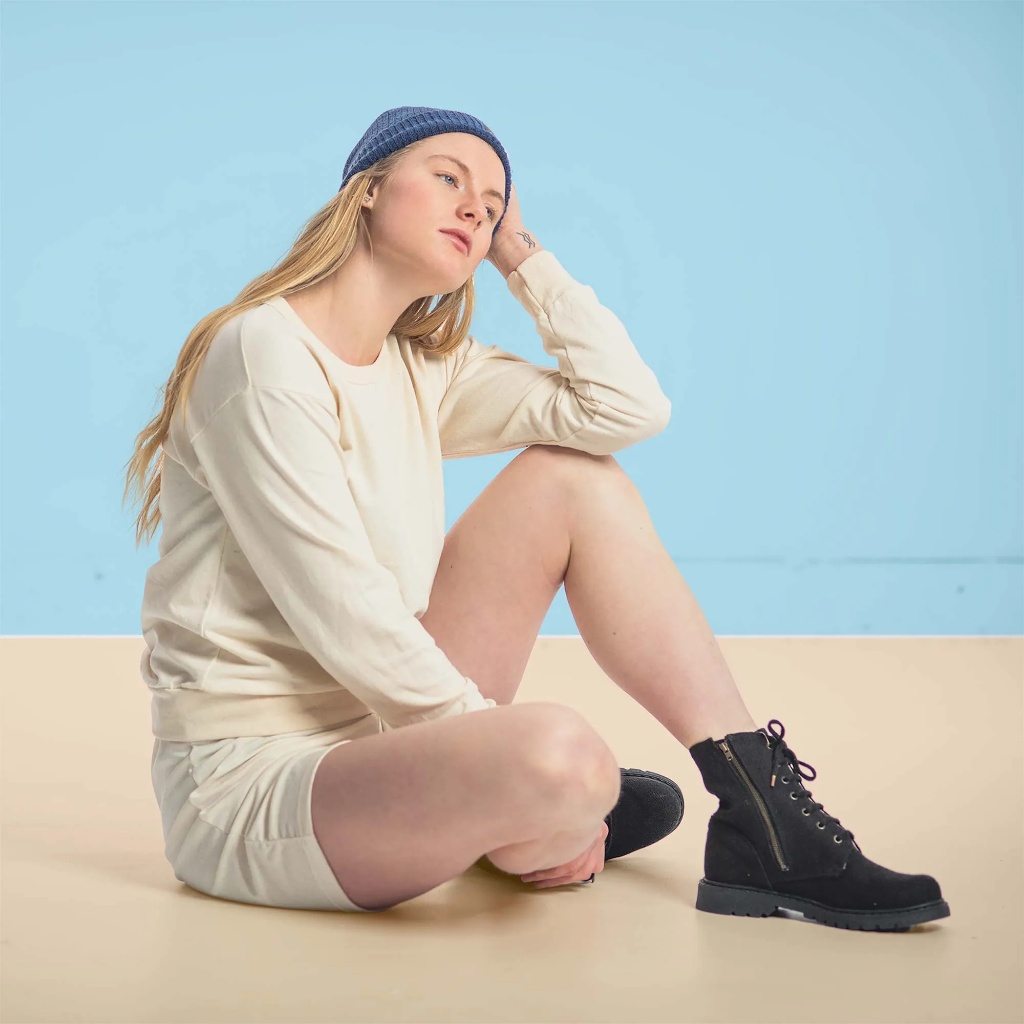 ARIZONA Elastic-free 100% Organic Cotton No-Frills Shorts (Grown & Made in USA)