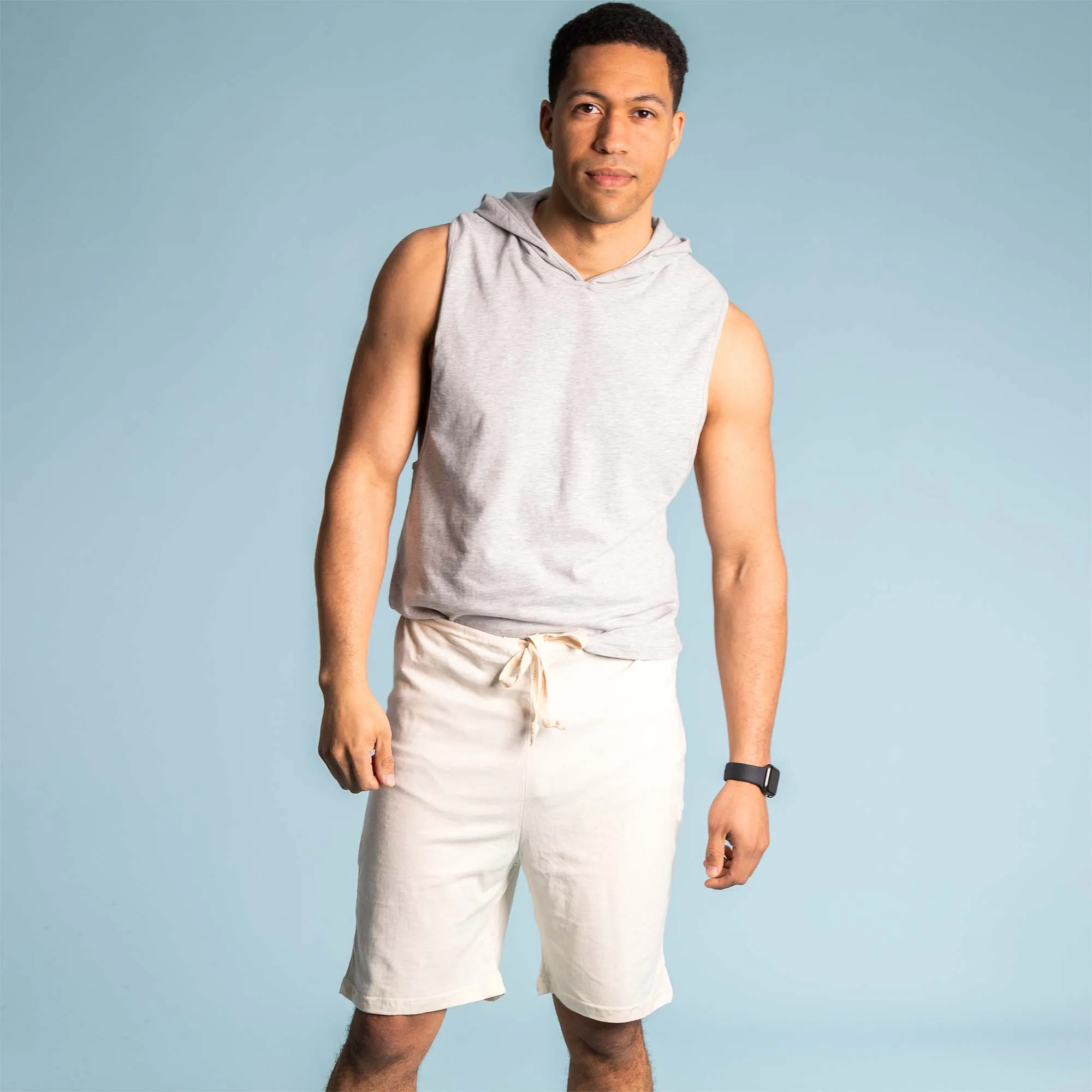 ARIZONA Elastic-free 100% Organic Cotton No-Frills Shorts (Grown & Made in USA)