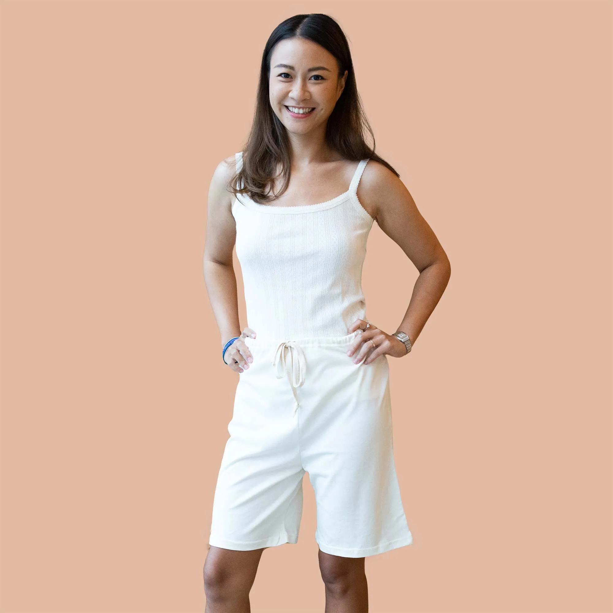 ARIZONA Elastic-free 100% Organic Cotton No-Frills Shorts (Grown & Made in USA)
