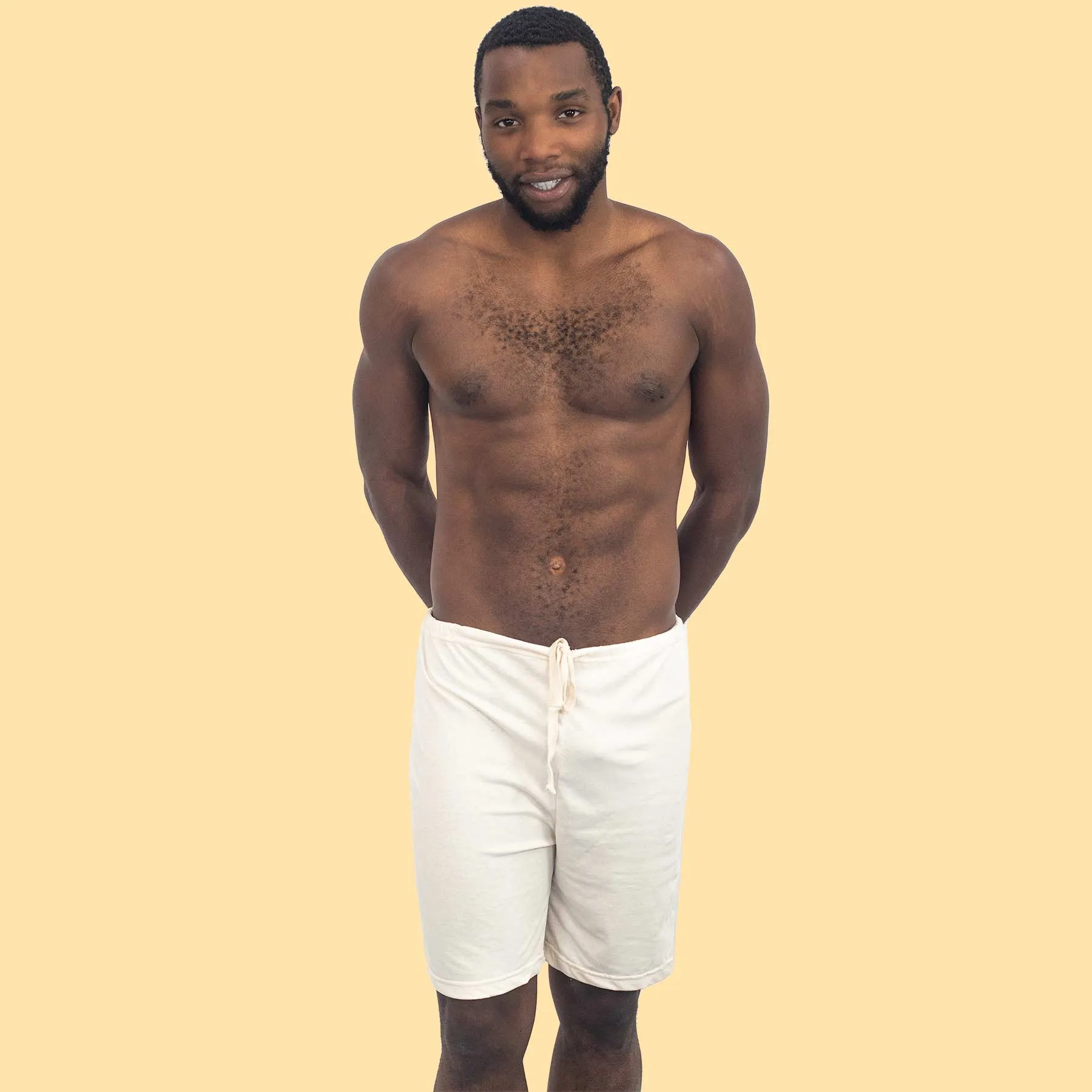ARIZONA Elastic-free 100% Organic Cotton No-Frills Shorts (Grown & Made in USA)
