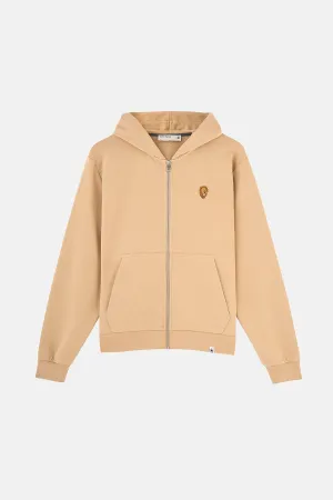 Aslan Soft Fleece Full-Zip Hoodie - Latte