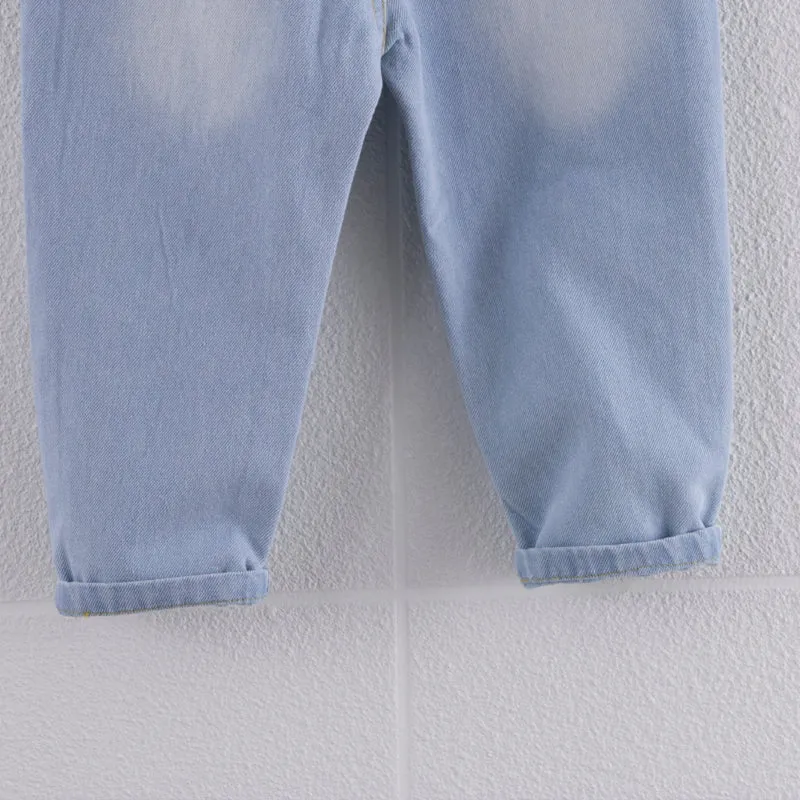 Baby / Toddler Fashion Ripped Loose Fit Denim Jeans