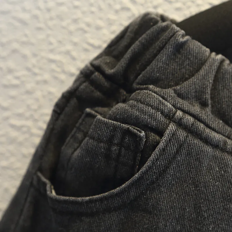 Baby / Toddler Fashion Ripped Loose Fit Denim Jeans