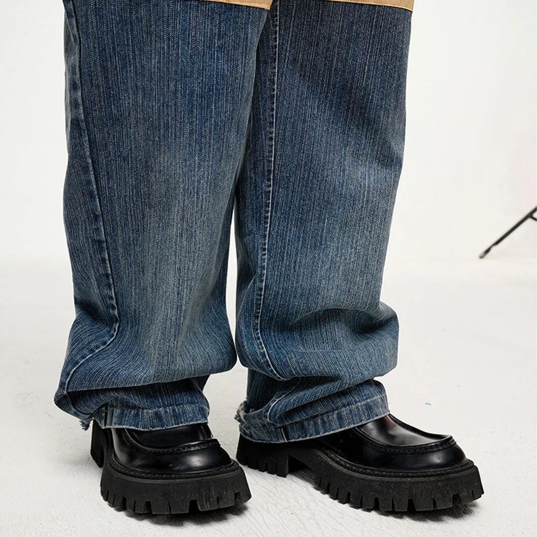 Cargo Denim Match Pant