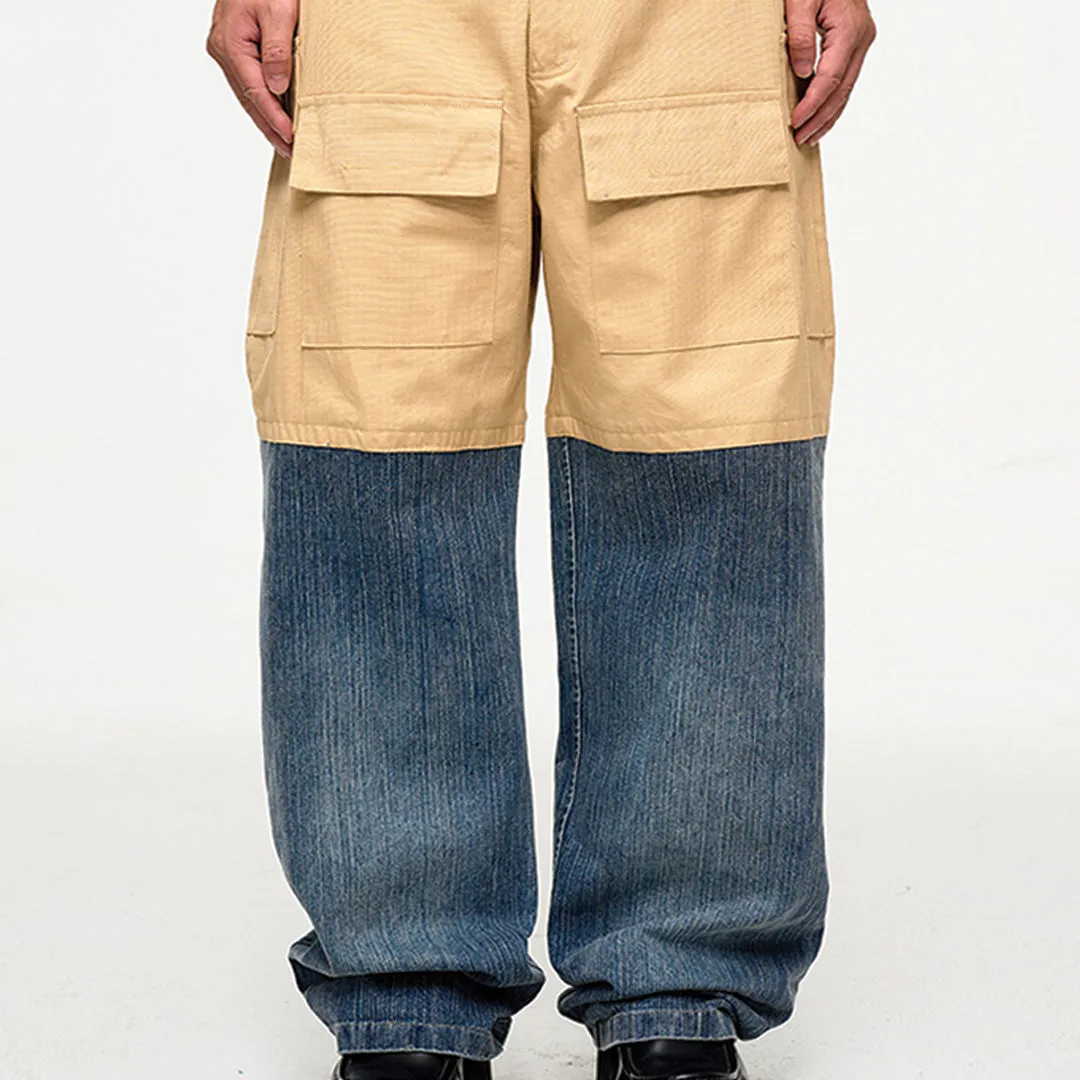 Cargo Denim Match Pant