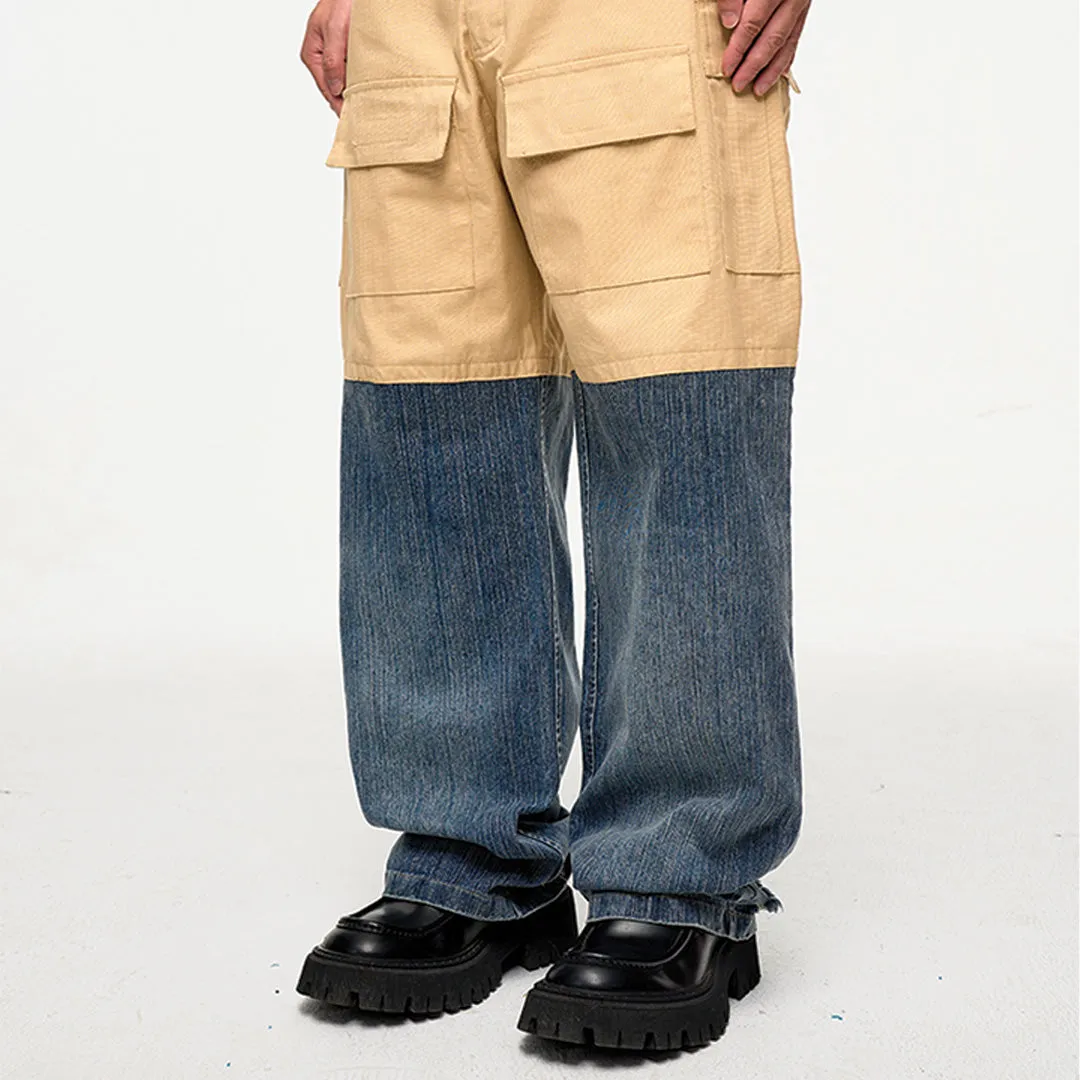 Cargo Denim Match Pant