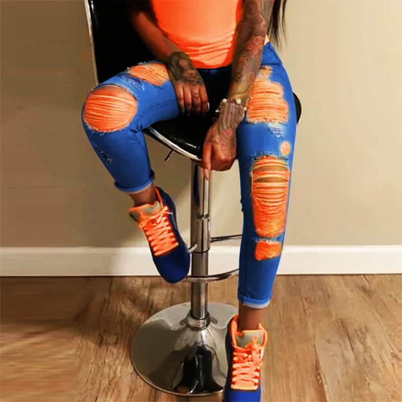 Color Slash Jeans