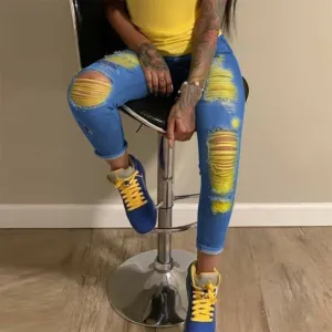 Color Slash Jeans
