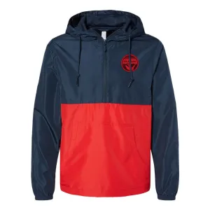 Colorado Windbreaker - Navy and Red
