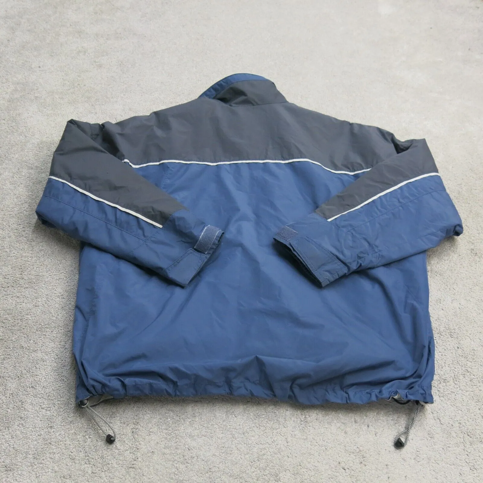 Columbia Jacket Mens X Large Blue Windbreaker Long Sleeve Pocket Lightweight