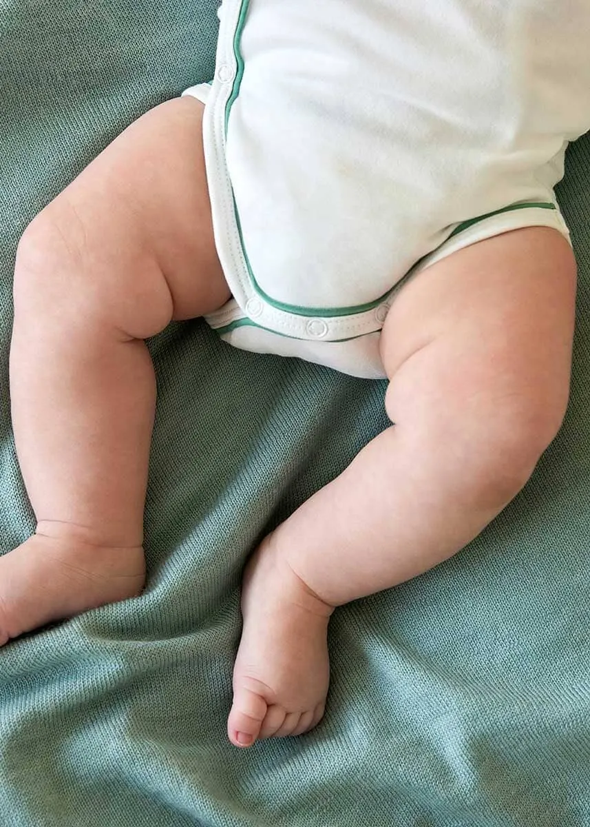 Crossbody Onesie - Navy Piping
