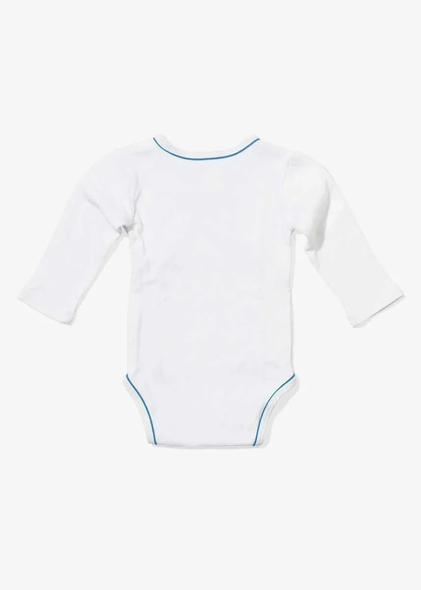 Crossbody Onesie - Navy Piping