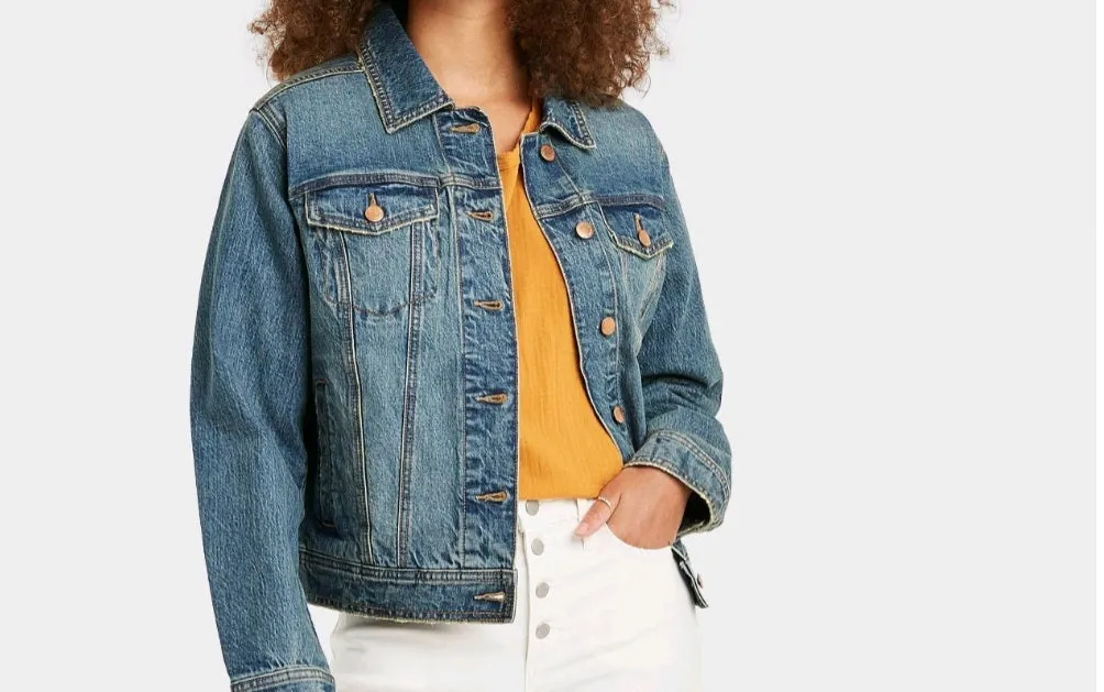 Dogue de Bordeux Rhinestone Denim Jacket