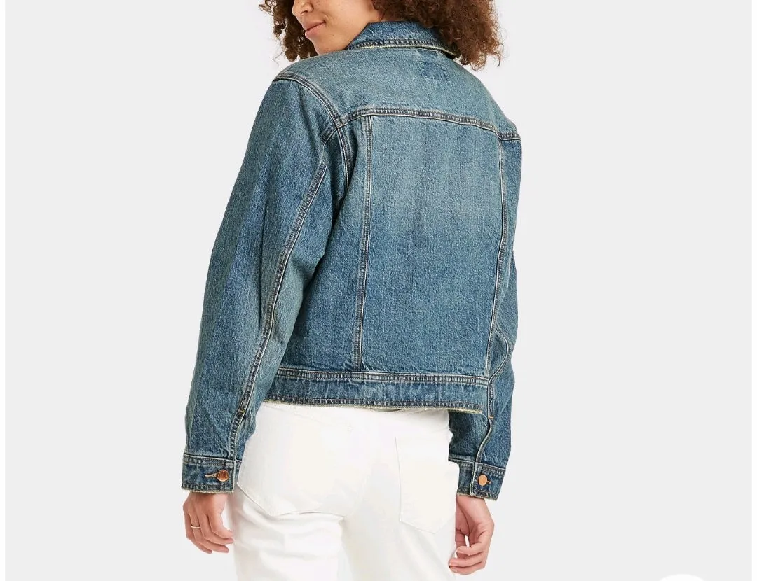 Dogue de Bordeux Rhinestone Denim Jacket