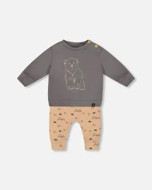 DPD Bear Sweatshirt and Mountain Jogger Set