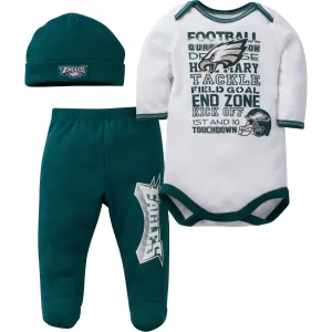 Eagles Baby 3 Piece Outfit (0-3 Month)