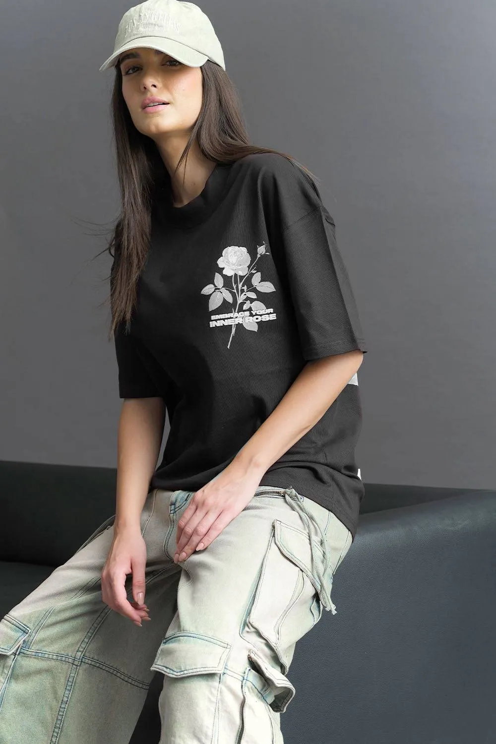 Embrace Your Inner Rose Premium Oversized T-shirt