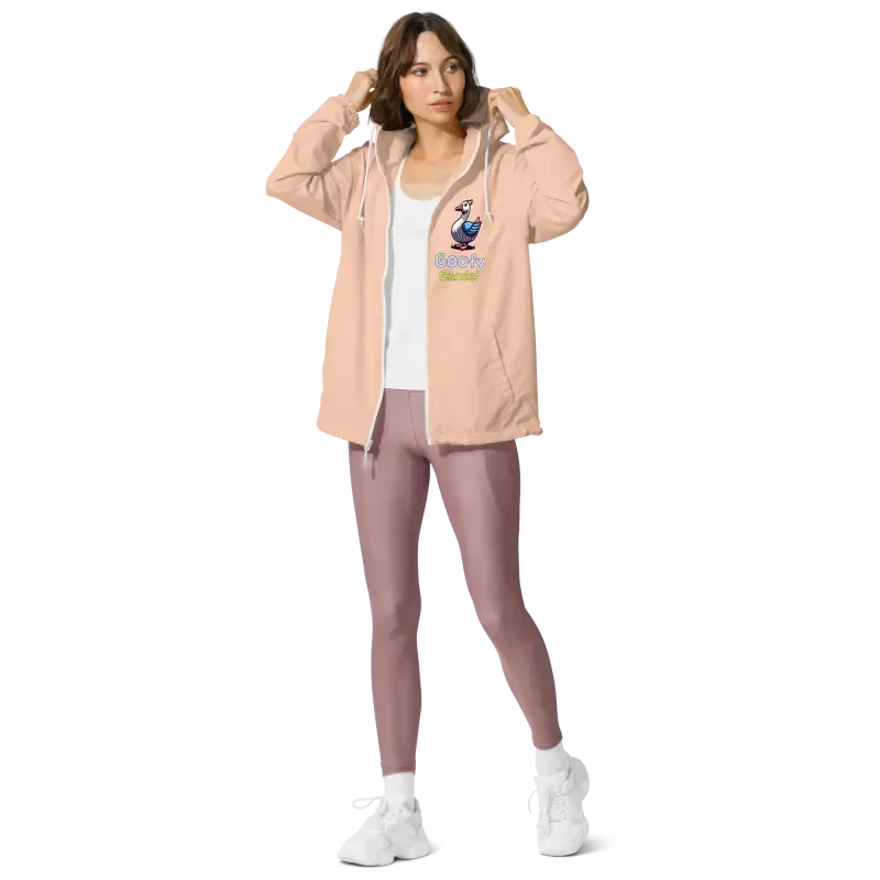 Goofy Gander Windbreaker Unisex Lightweight Zip Up
