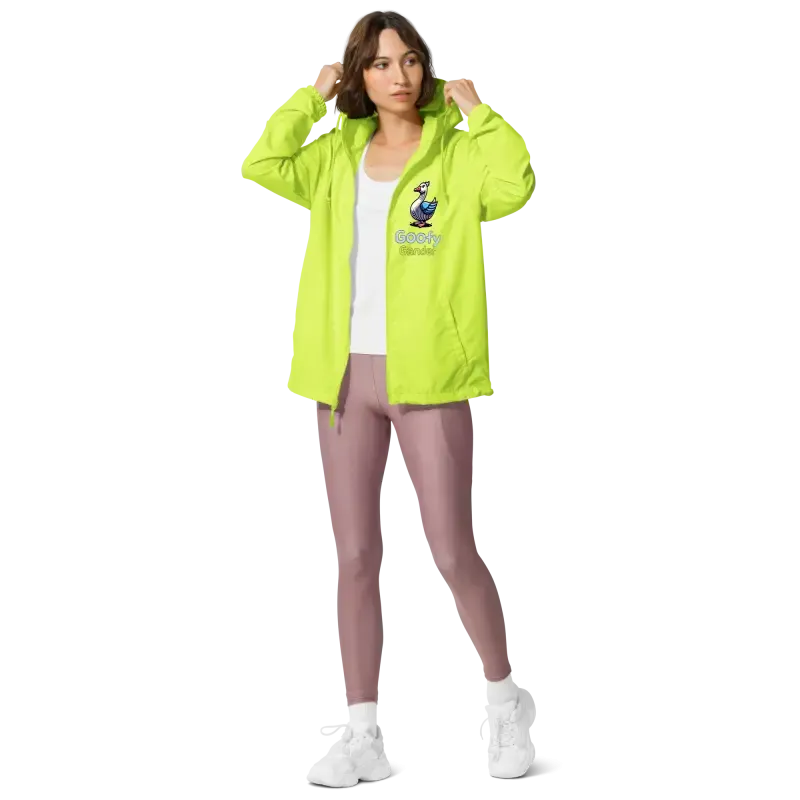 Goofy Gander Windbreaker Unisex Lightweight Zip Up