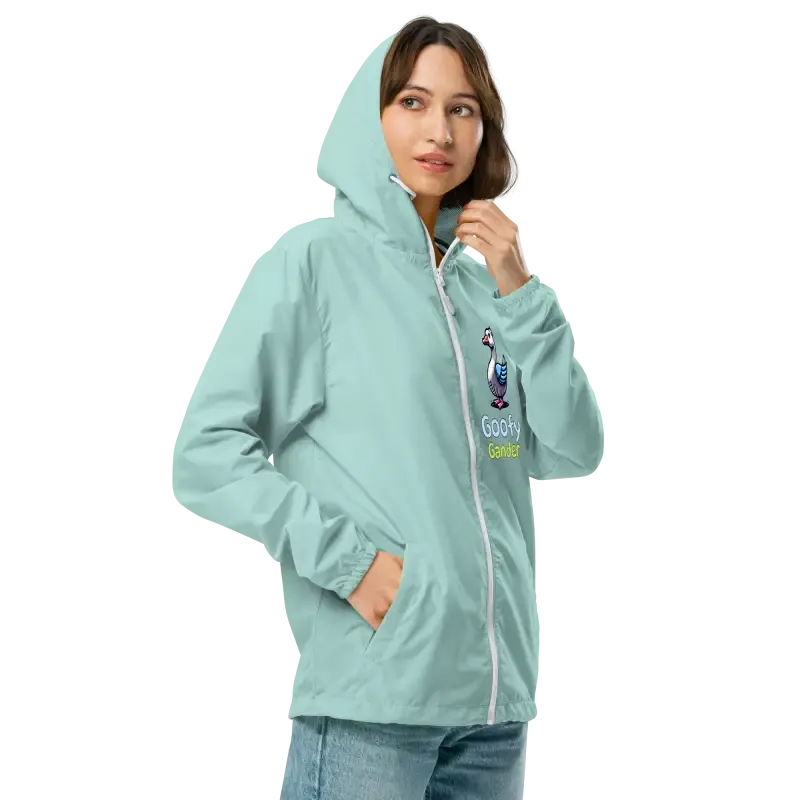 Goofy Gander Windbreaker Unisex Lightweight Zip Up