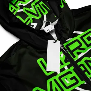 Lizard Vigilante Crooked Peace Men’s Windbreaker Jacket Coat