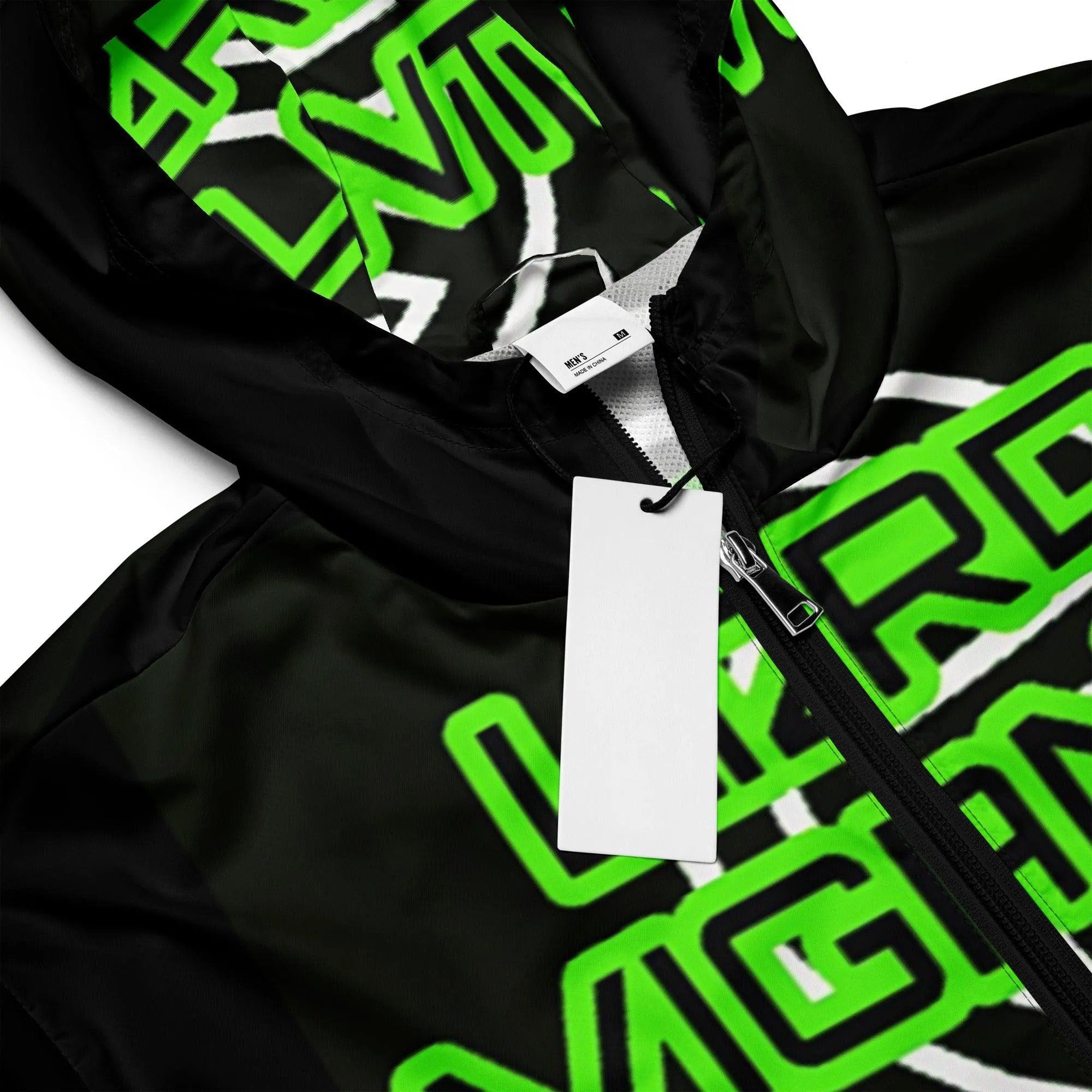 Lizard Vigilante Crooked Peace Men’s Windbreaker Jacket Coat