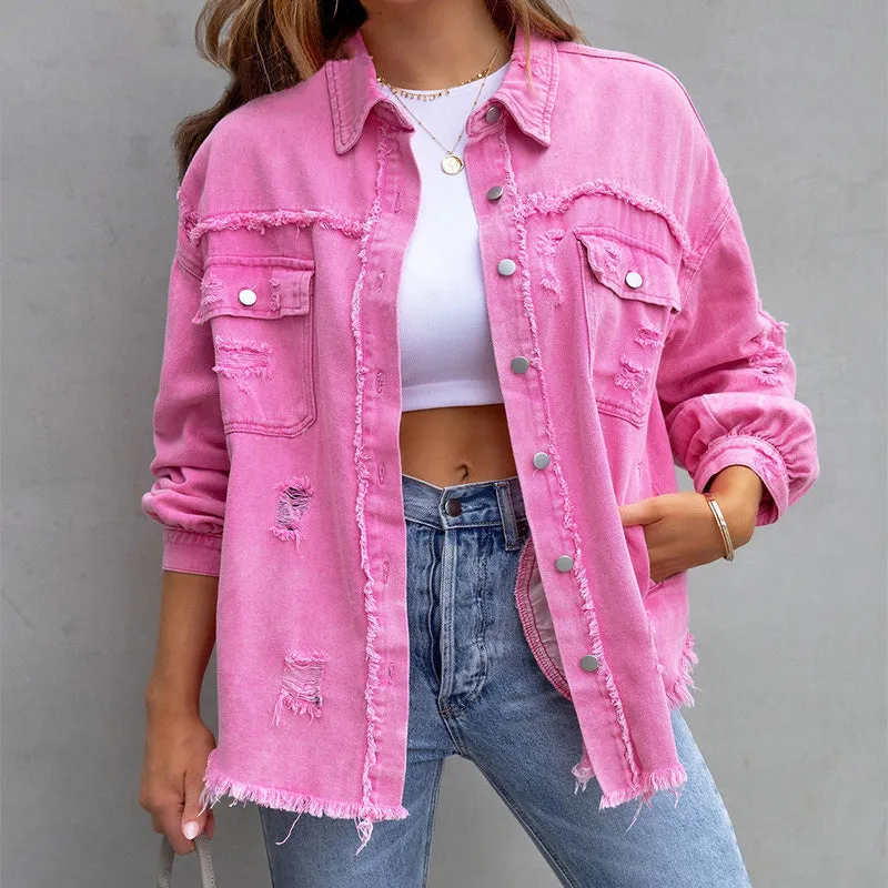 Lucie Relaxed Fit Denim Jacket