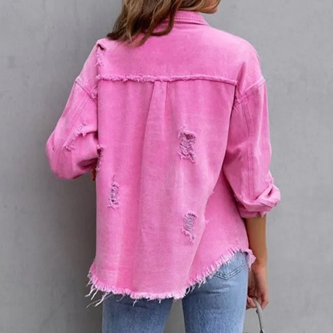 Lucie Relaxed Fit Denim Jacket
