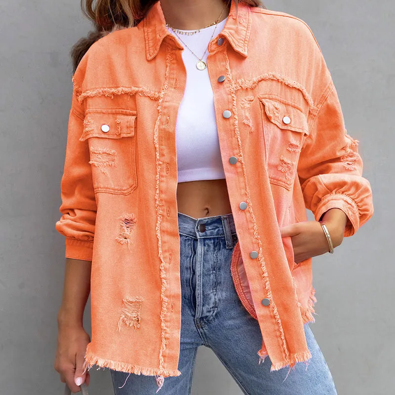 Lucie Relaxed Fit Denim Jacket