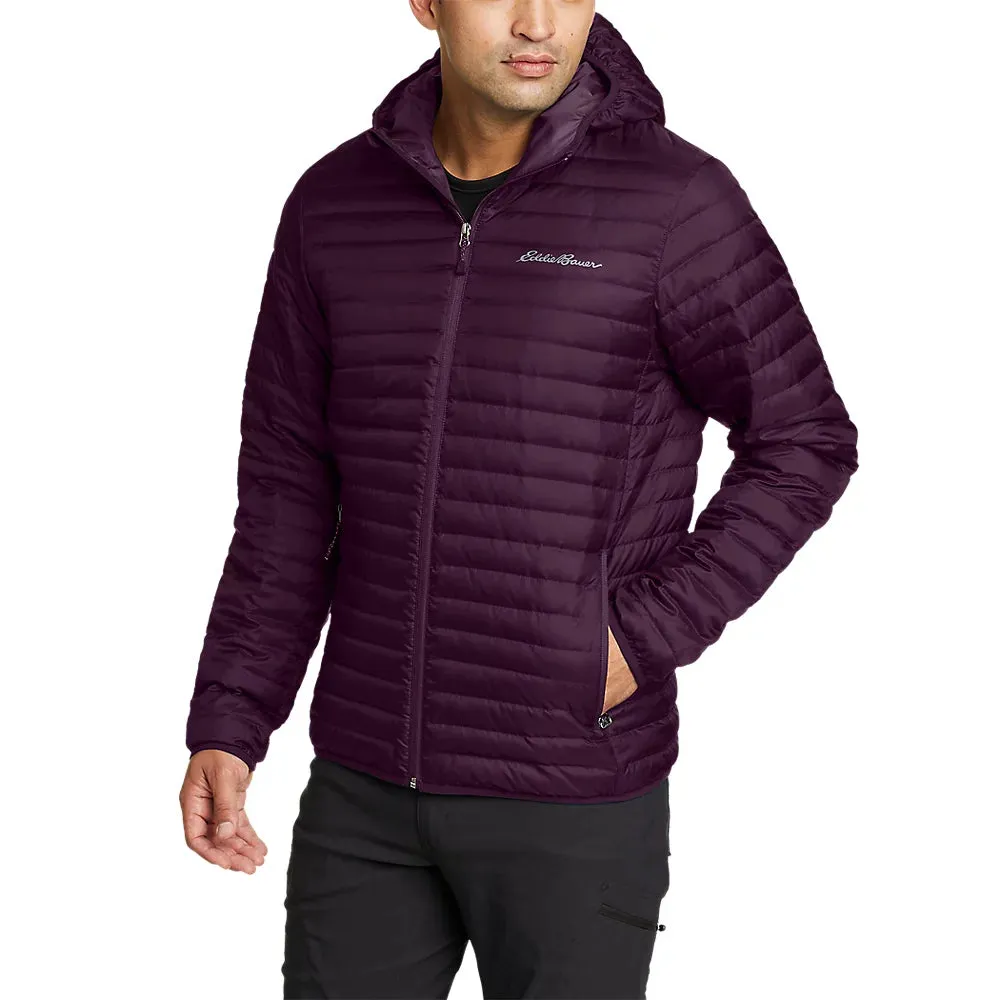Men's Microlight Down Hooded Jacket