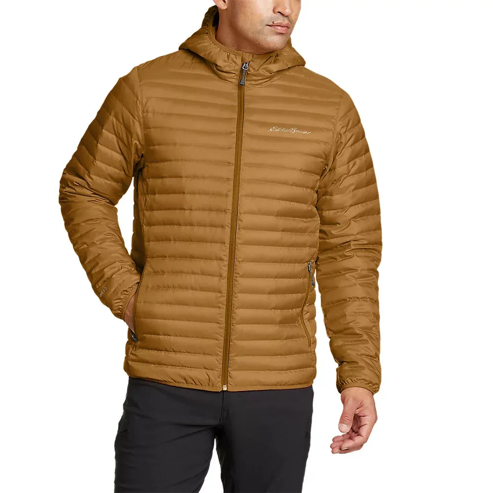 Men's Microlight Down Hooded Jacket