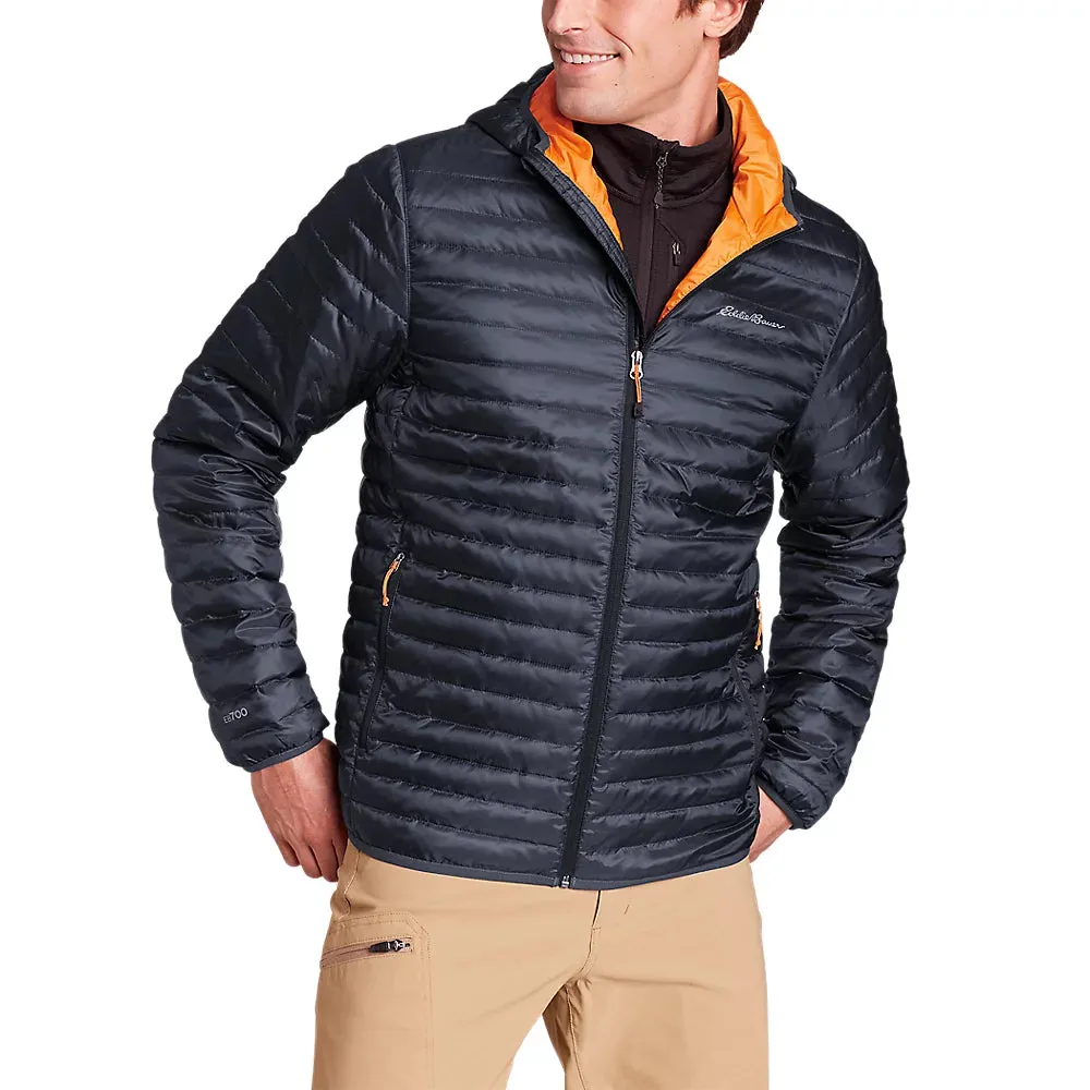 Men's Microlight Down Hooded Jacket