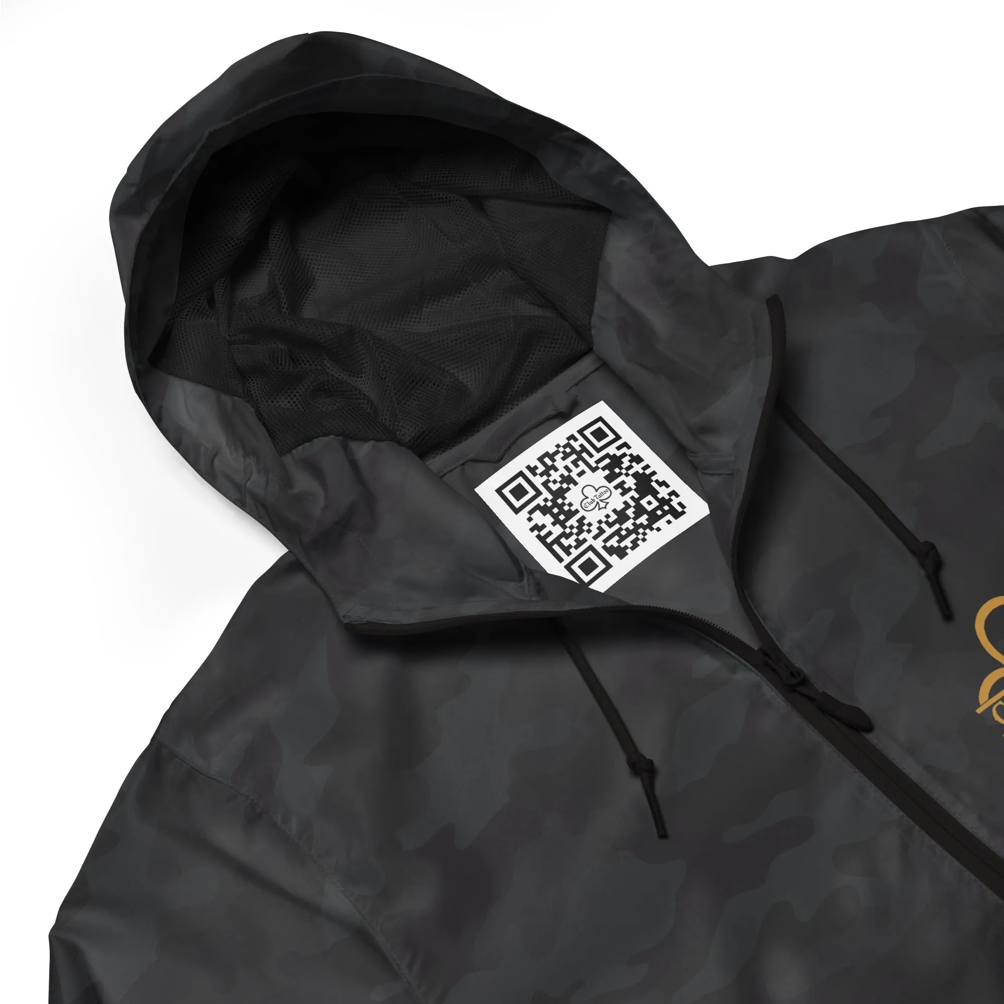 No regrets Unisex lightweight zip up windbreaker