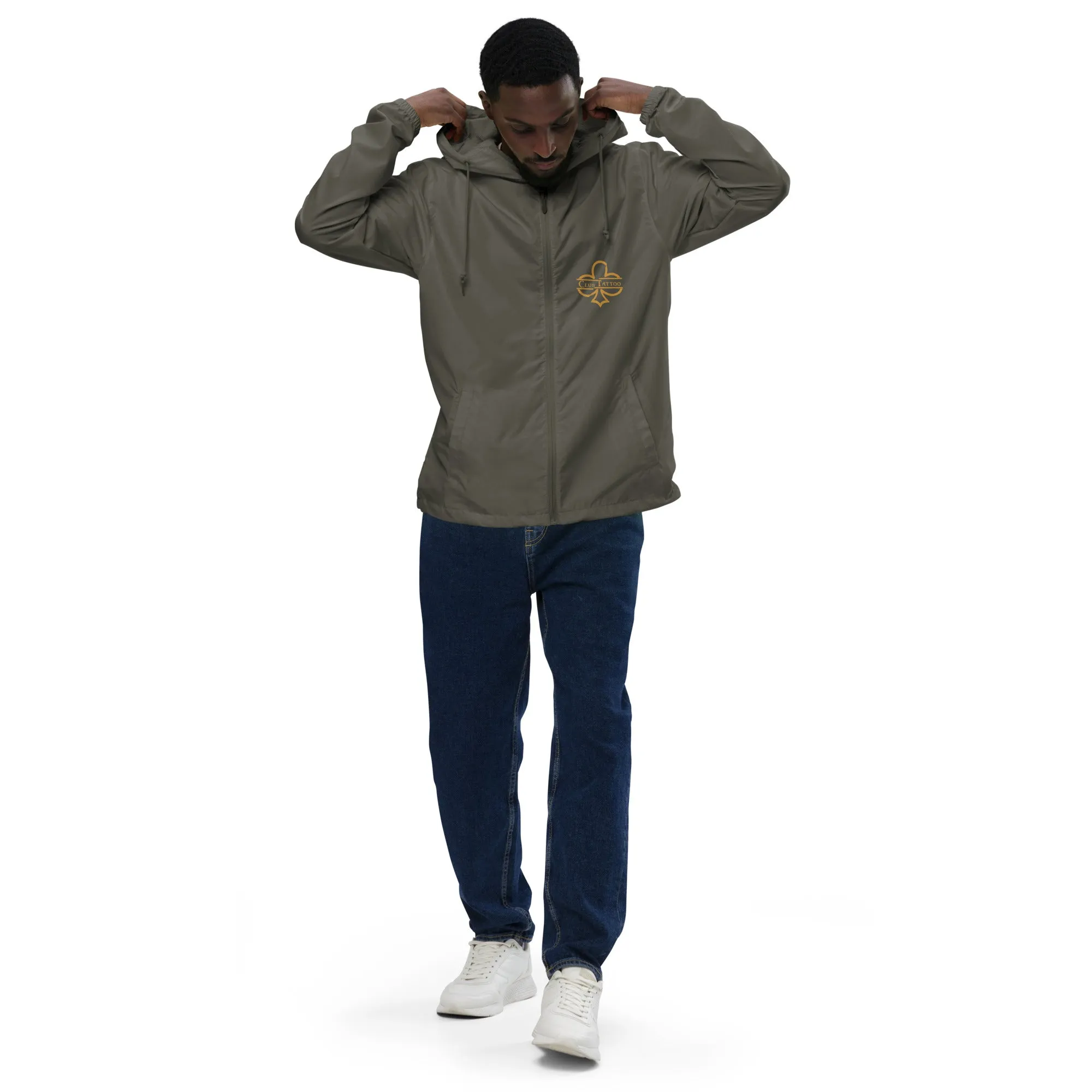 No regrets Unisex lightweight zip up windbreaker