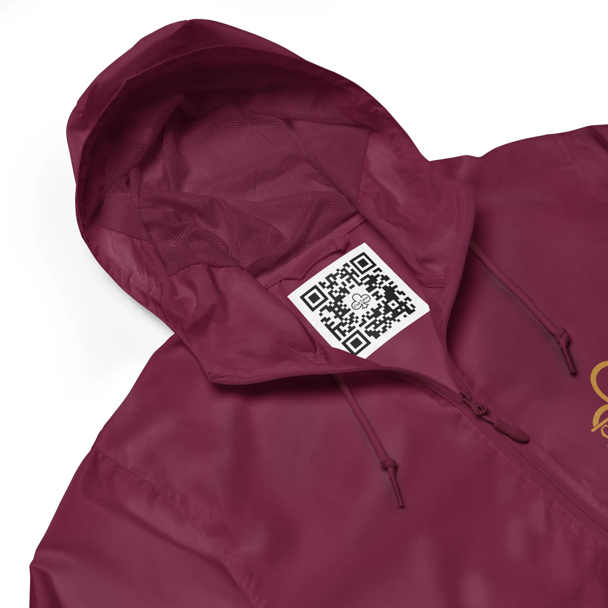 No regrets Unisex lightweight zip up windbreaker