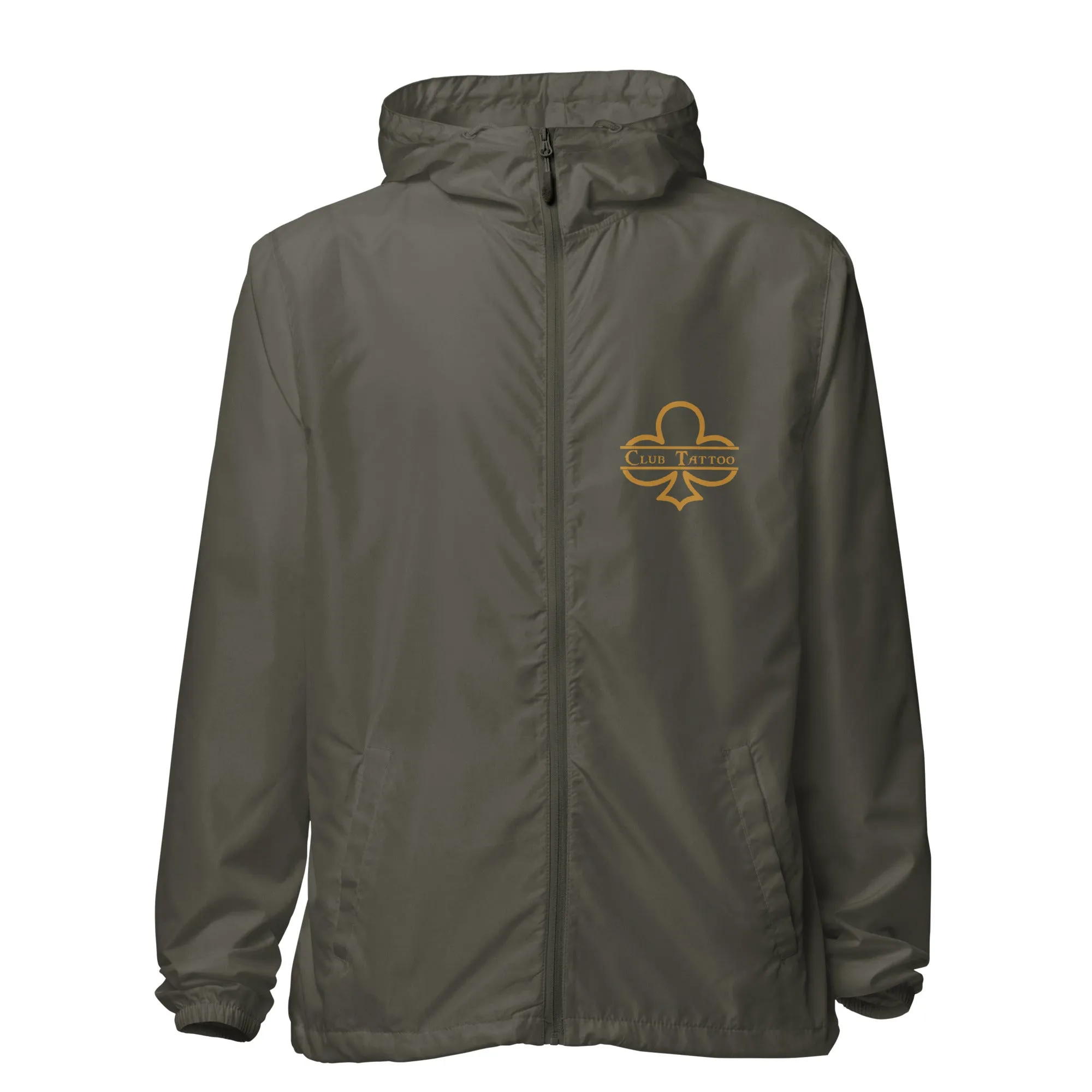 No regrets Unisex lightweight zip up windbreaker