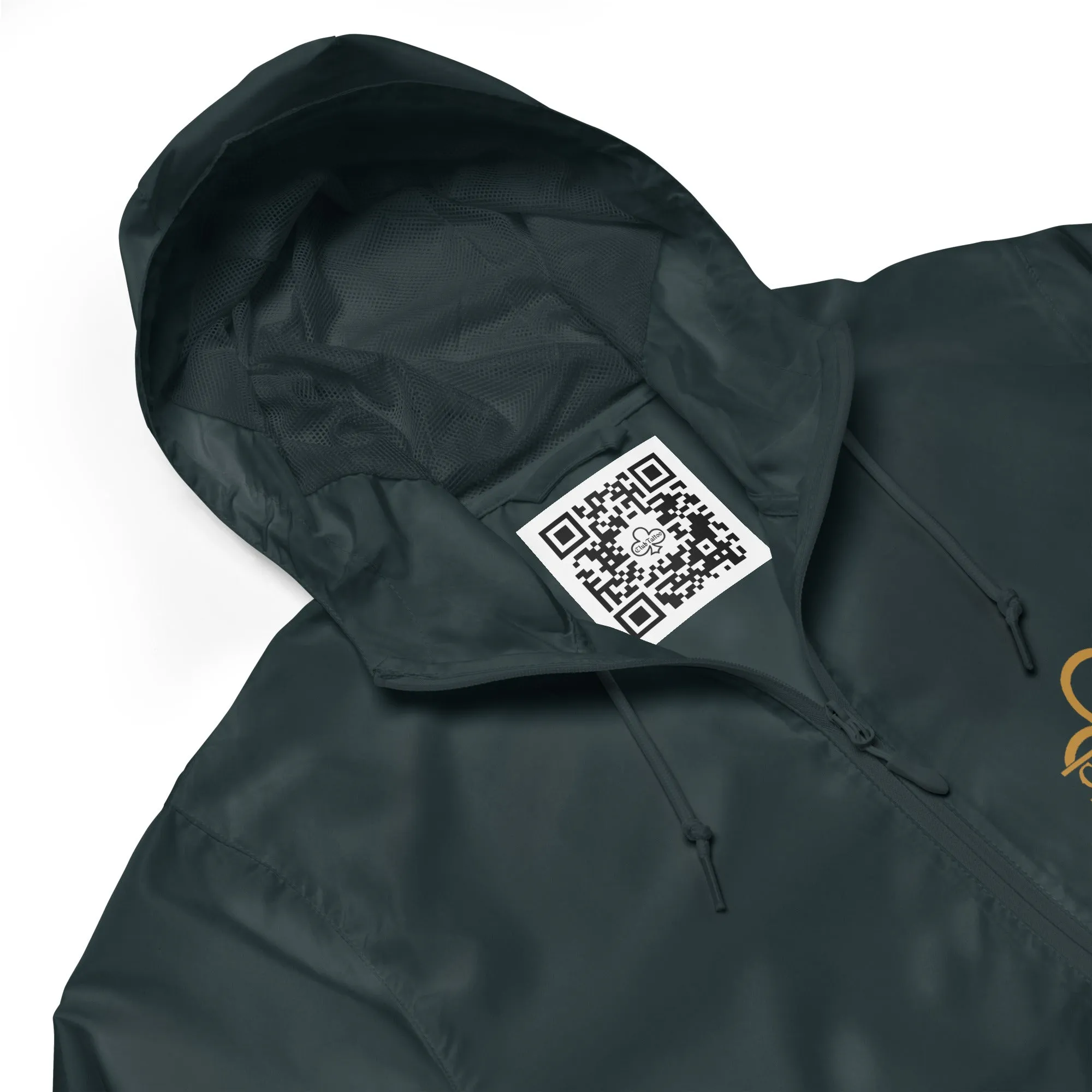 No regrets Unisex lightweight zip up windbreaker