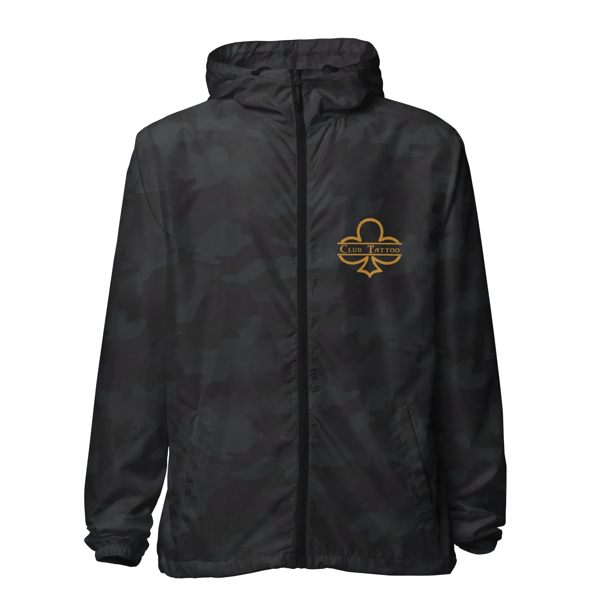 No regrets Unisex lightweight zip up windbreaker