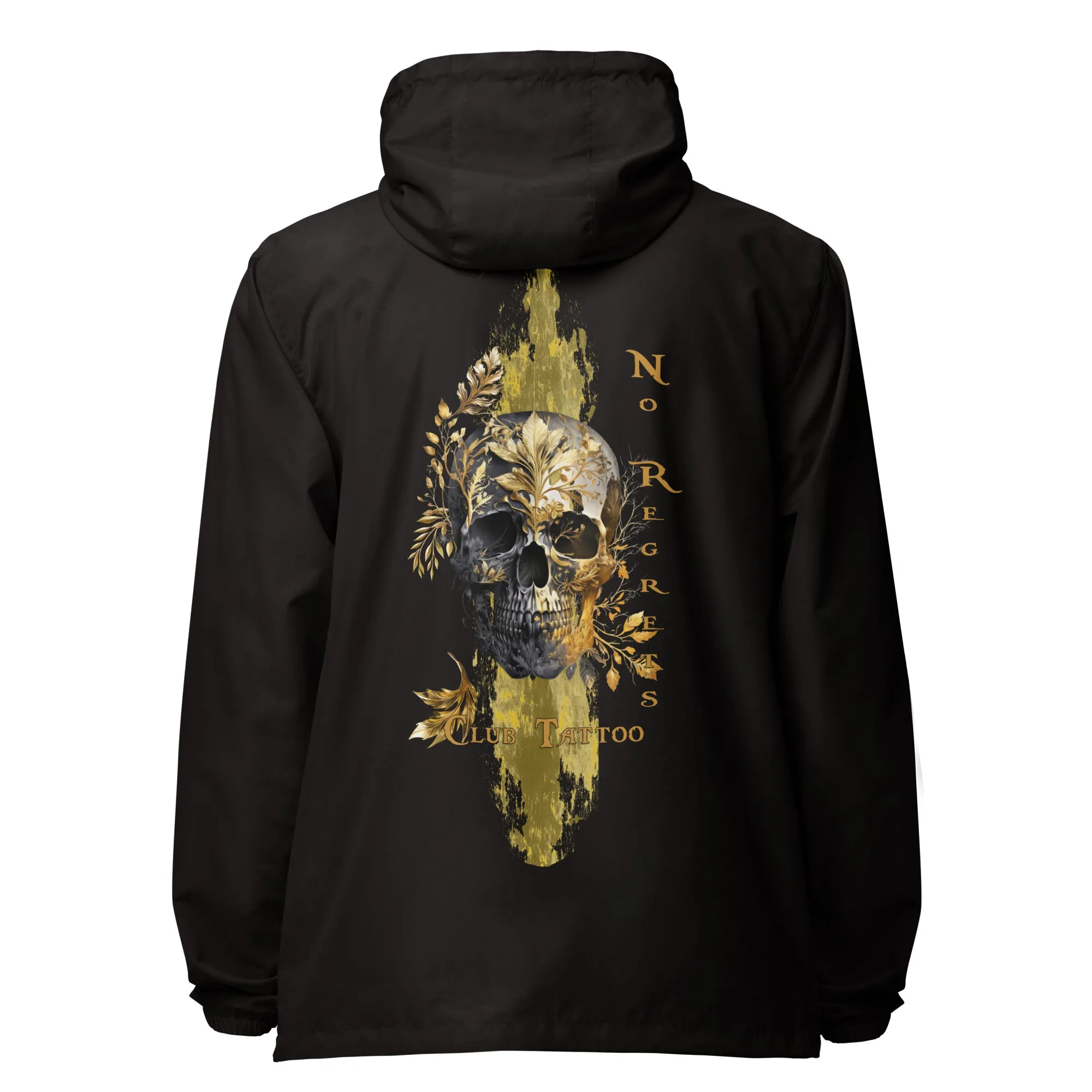 No regrets Unisex lightweight zip up windbreaker