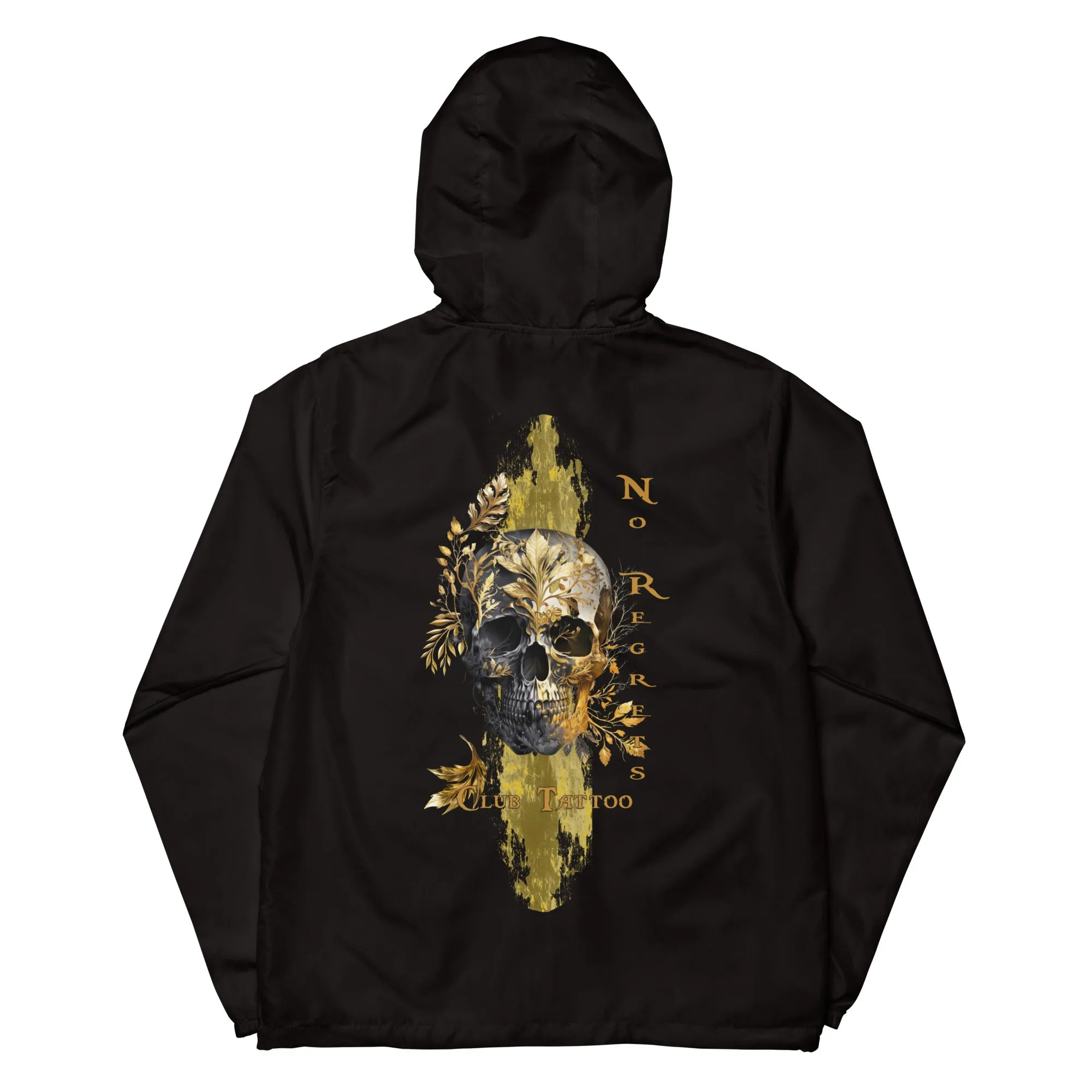 No regrets Unisex lightweight zip up windbreaker