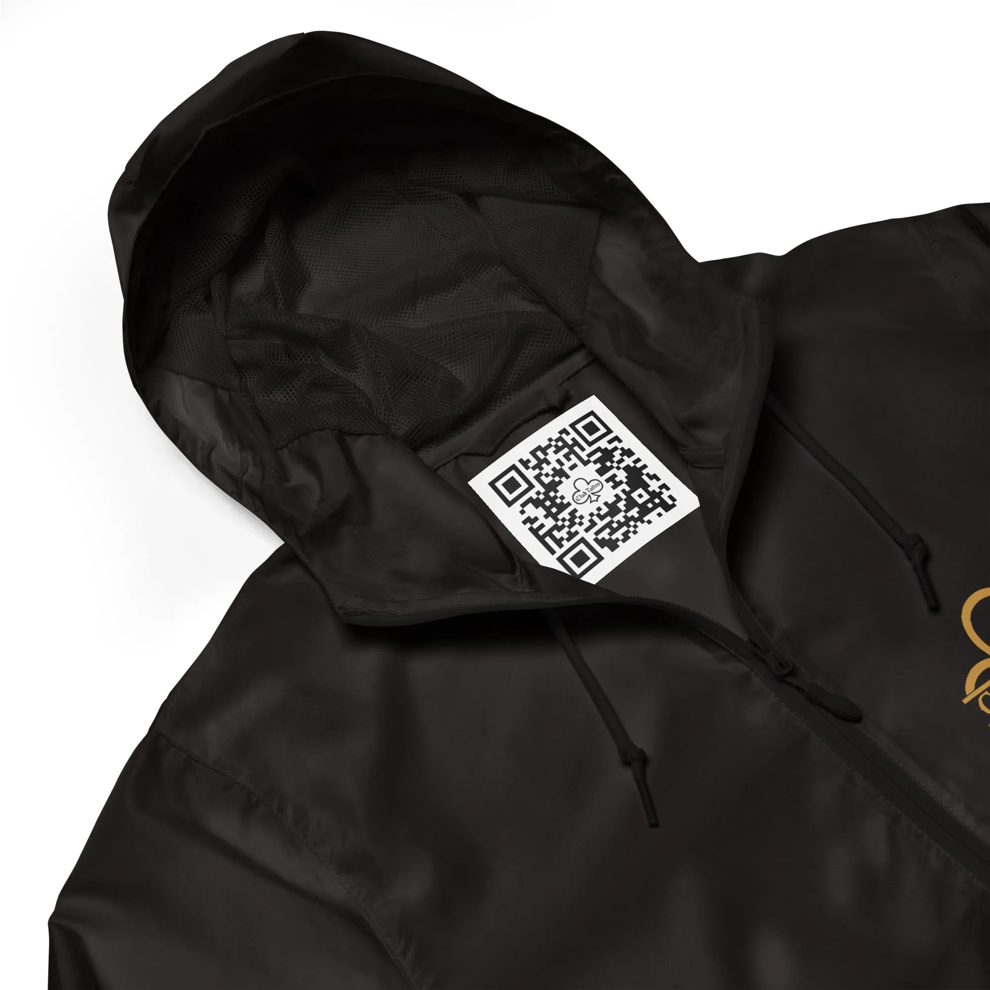 No regrets Unisex lightweight zip up windbreaker