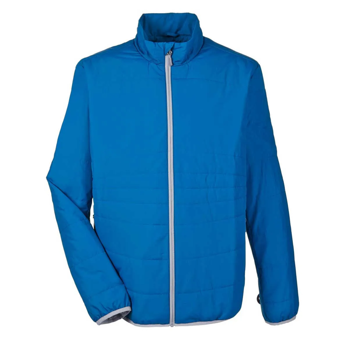 North End Men's Nautical Blue/Platinum Resolve Interactive Insulated Packable Jacket