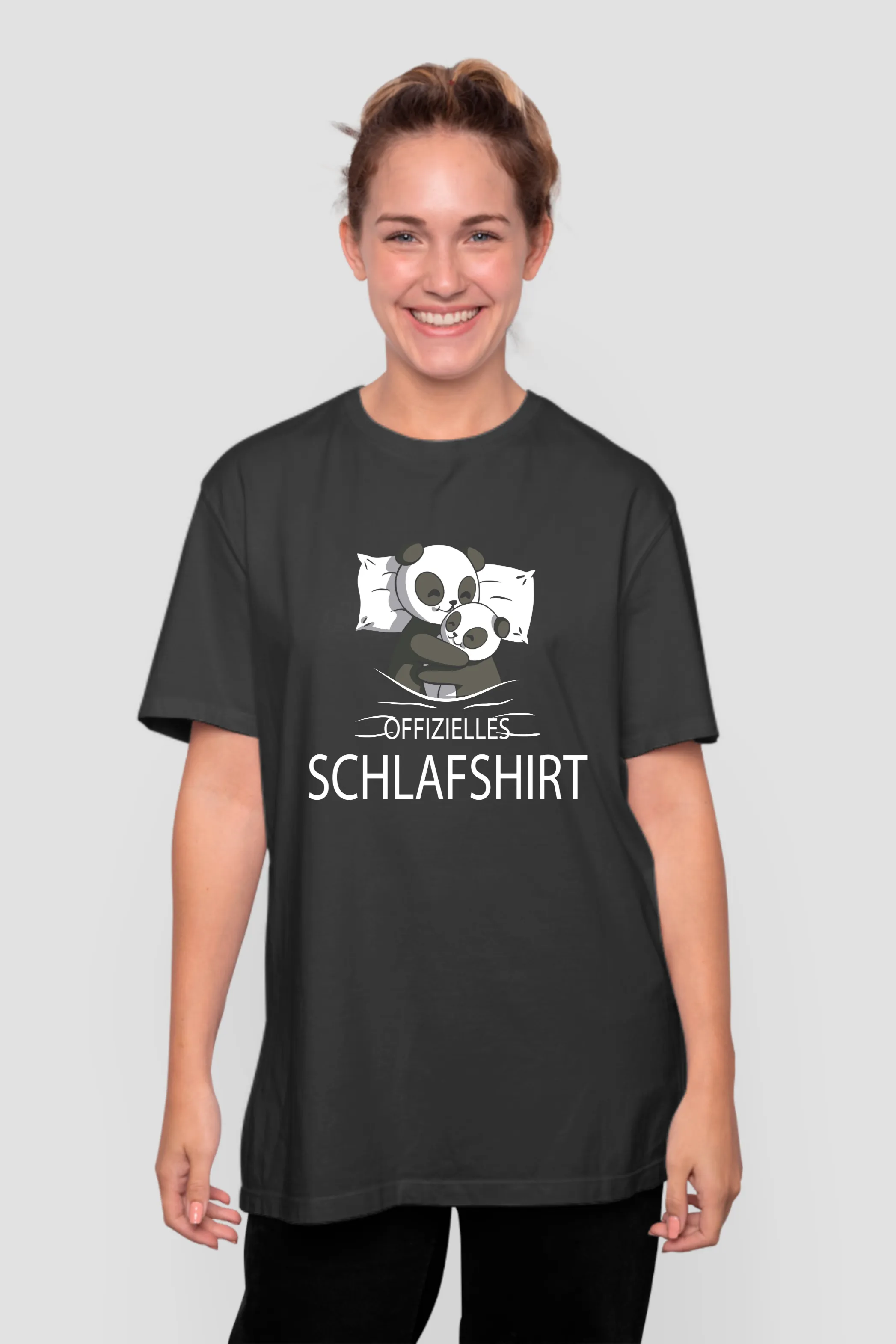 Official Sleeping Shirt Printed Oversized T-shirt for women
