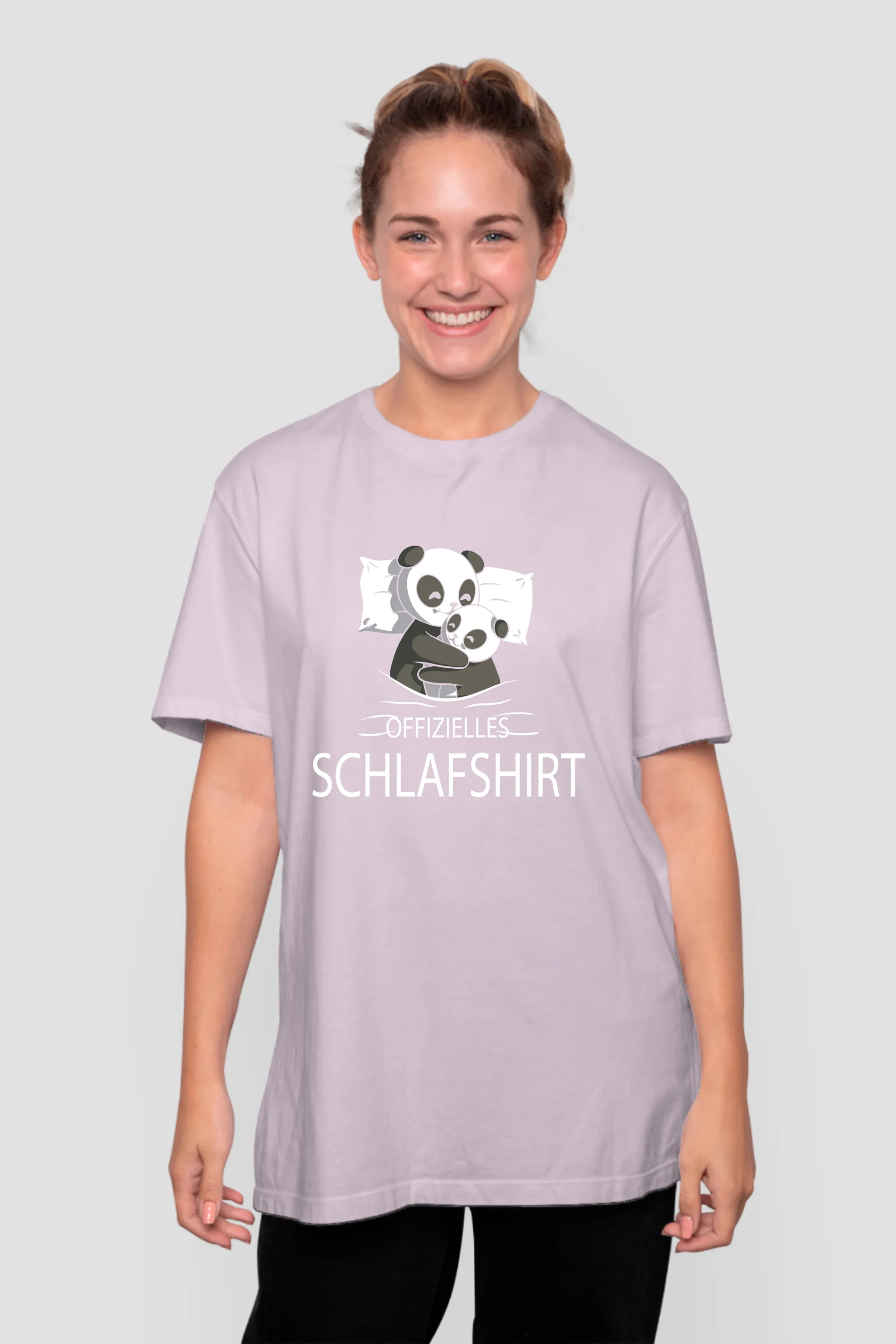 Official Sleeping Shirt Printed Oversized T-shirt for women