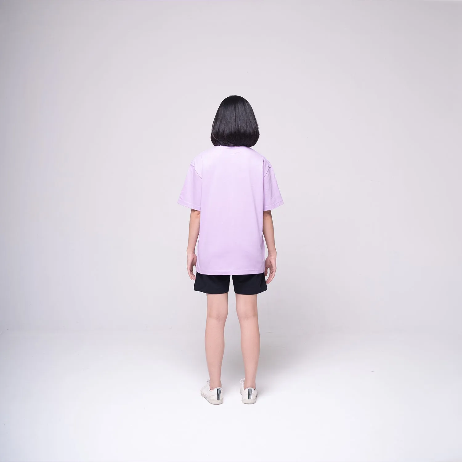 Oversized Basic T-shirt Lilac