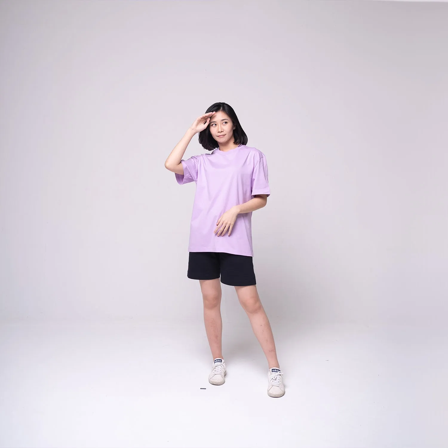Oversized Basic T-shirt Lilac