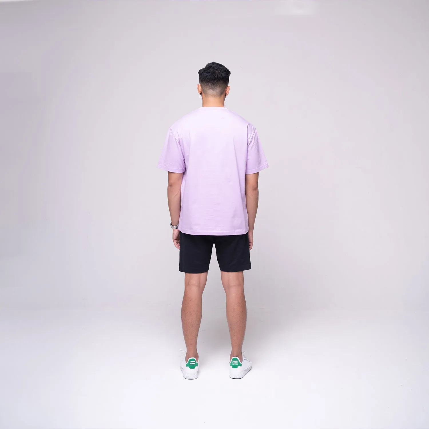 Oversized Basic T-shirt Lilac