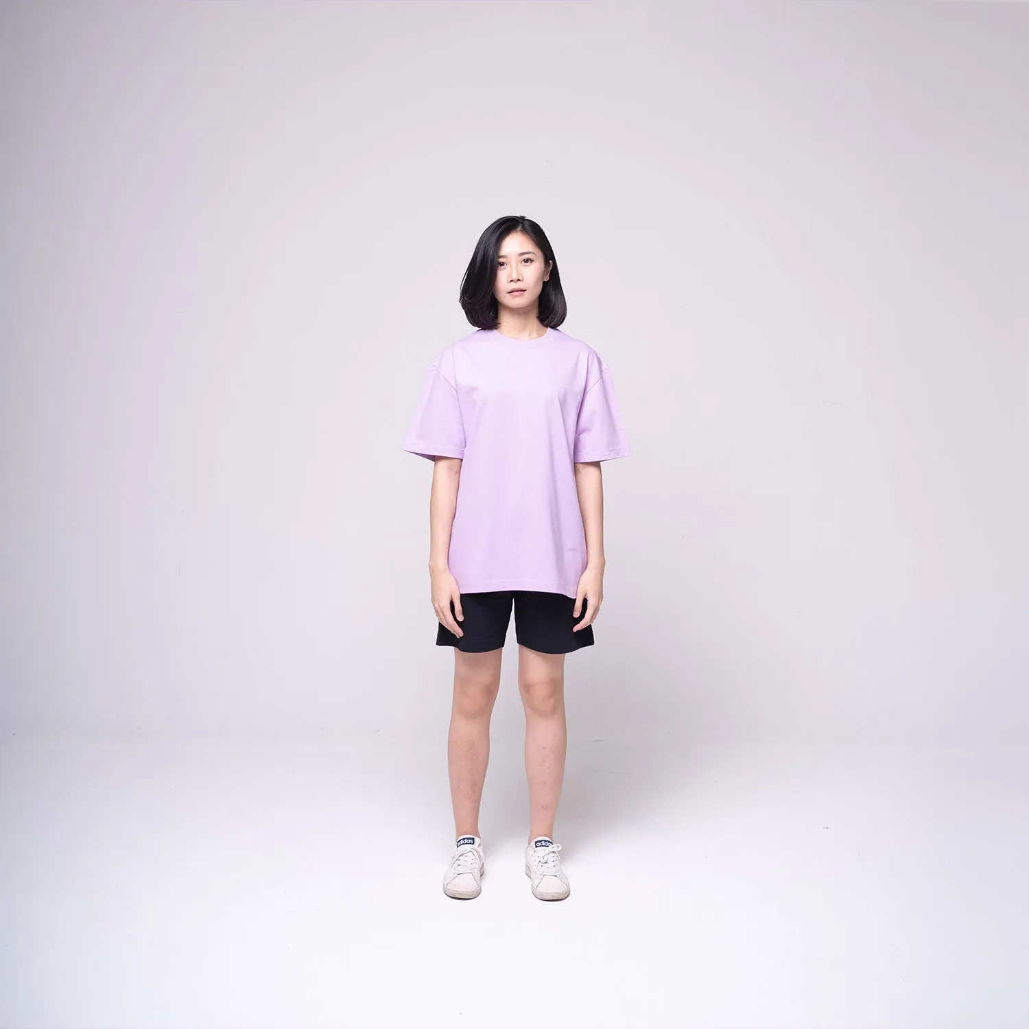 Oversized Basic T-shirt Lilac