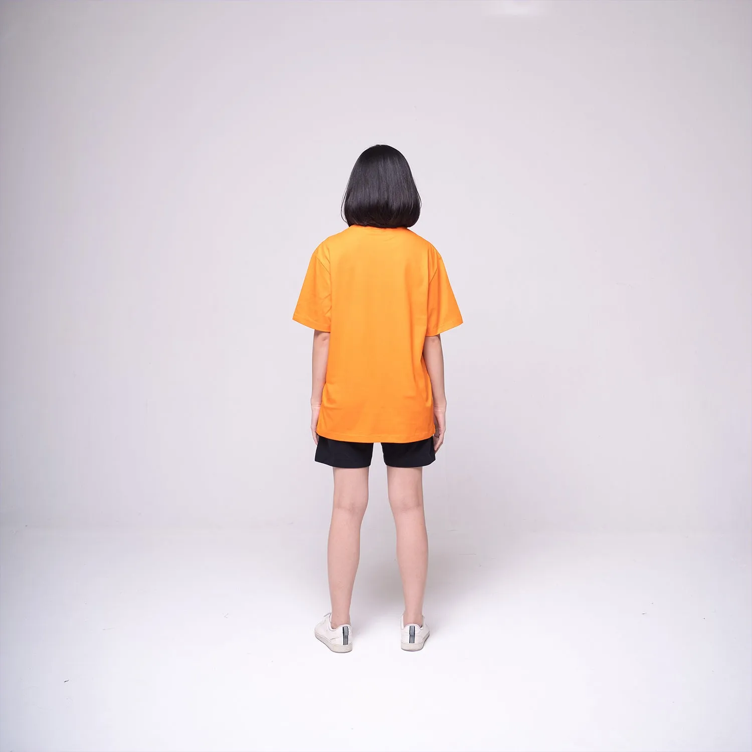 Oversized Basic T-shirt Orange