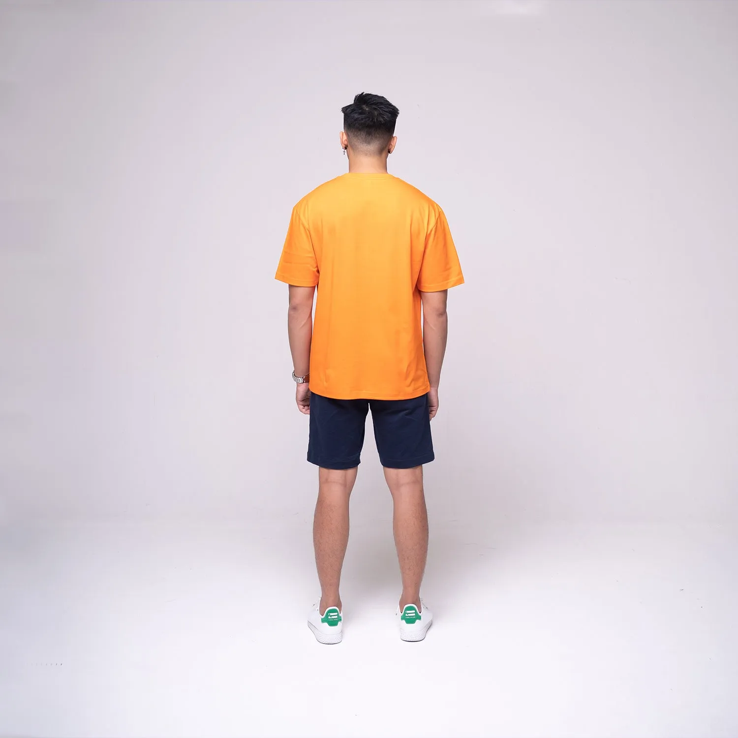 Oversized Basic T-shirt Orange